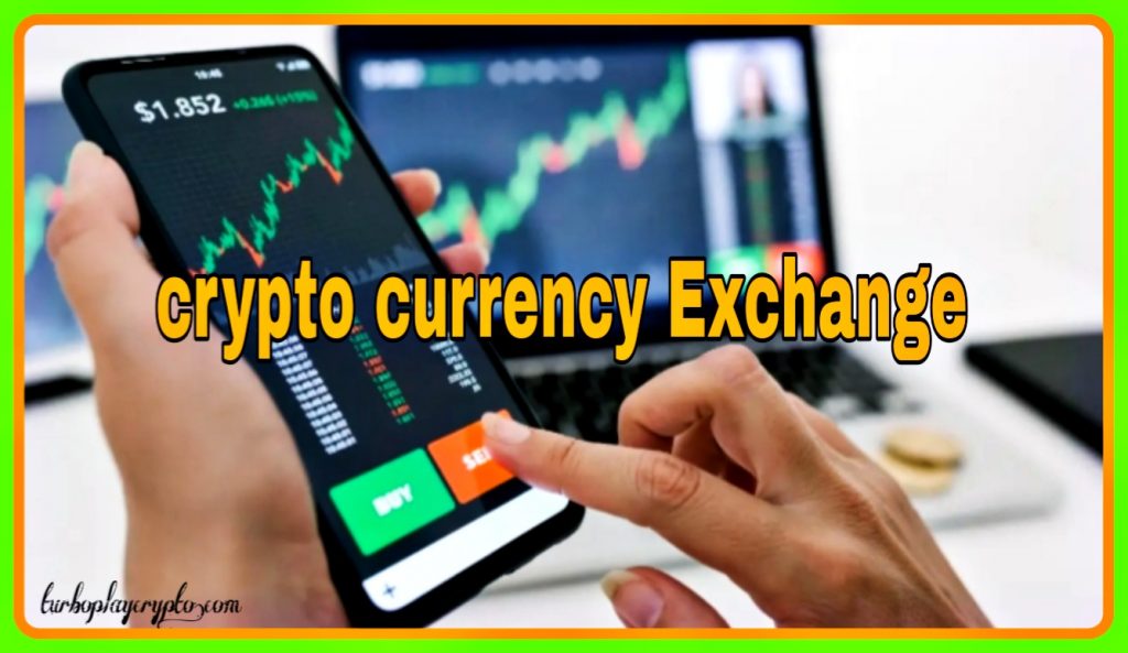 kinds currency exchanges in cryptocurrency background.