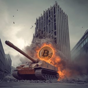 سبید و خرید بیت کوین وسط جنگ جهانی سوم