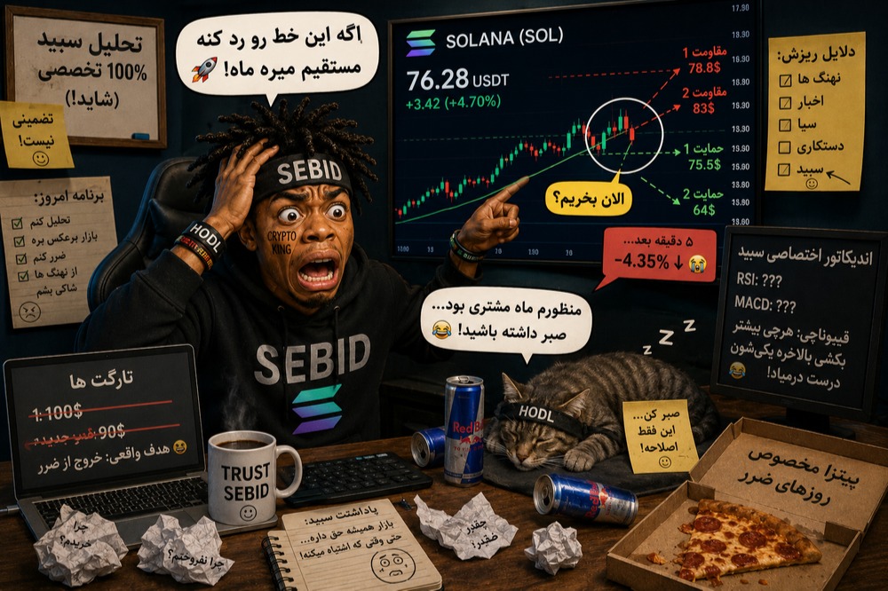 سبید و تحلیل سولانا بچه کیف پول هاتون رو محکم بگیرید.