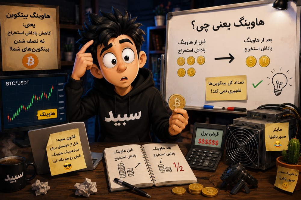 سبید و هاوینگ بیتکوین