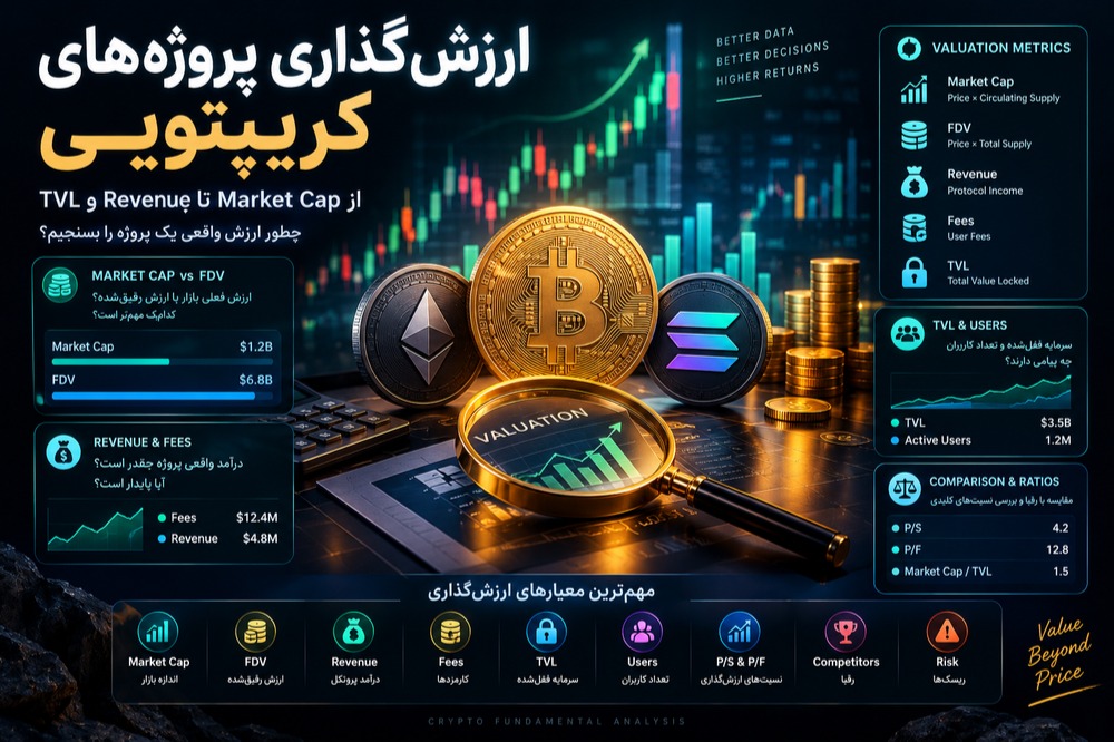ارزش گذاری رمزارز تحلیل فاندامنتالی